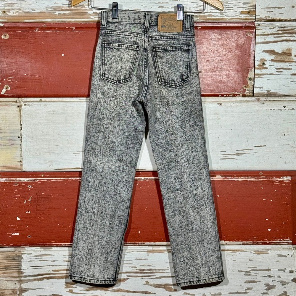 80s USA Plain Pockets‎ Acid Wash Jeans Vintage Denim